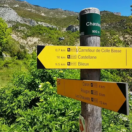 Dom wakacyjny Chasteuil Chateau -vue Sur Le Verdon Et Tranquillite Castellane
