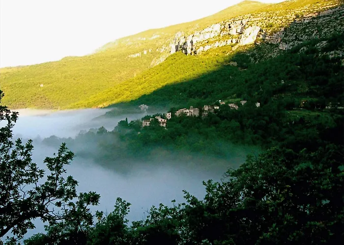 Maison Du Chateau-vue Sur Le Verdon Et Tranquillite בית נופש